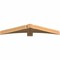 Ekena Millwork Bellingham Timber Gable Bracket, Western Red Cedar, 60"W x 10"H x 5 1/2"D x 5 1/2"F, 4/12 Pitch GBW060X10X0606BEL00SWR - alternate 4